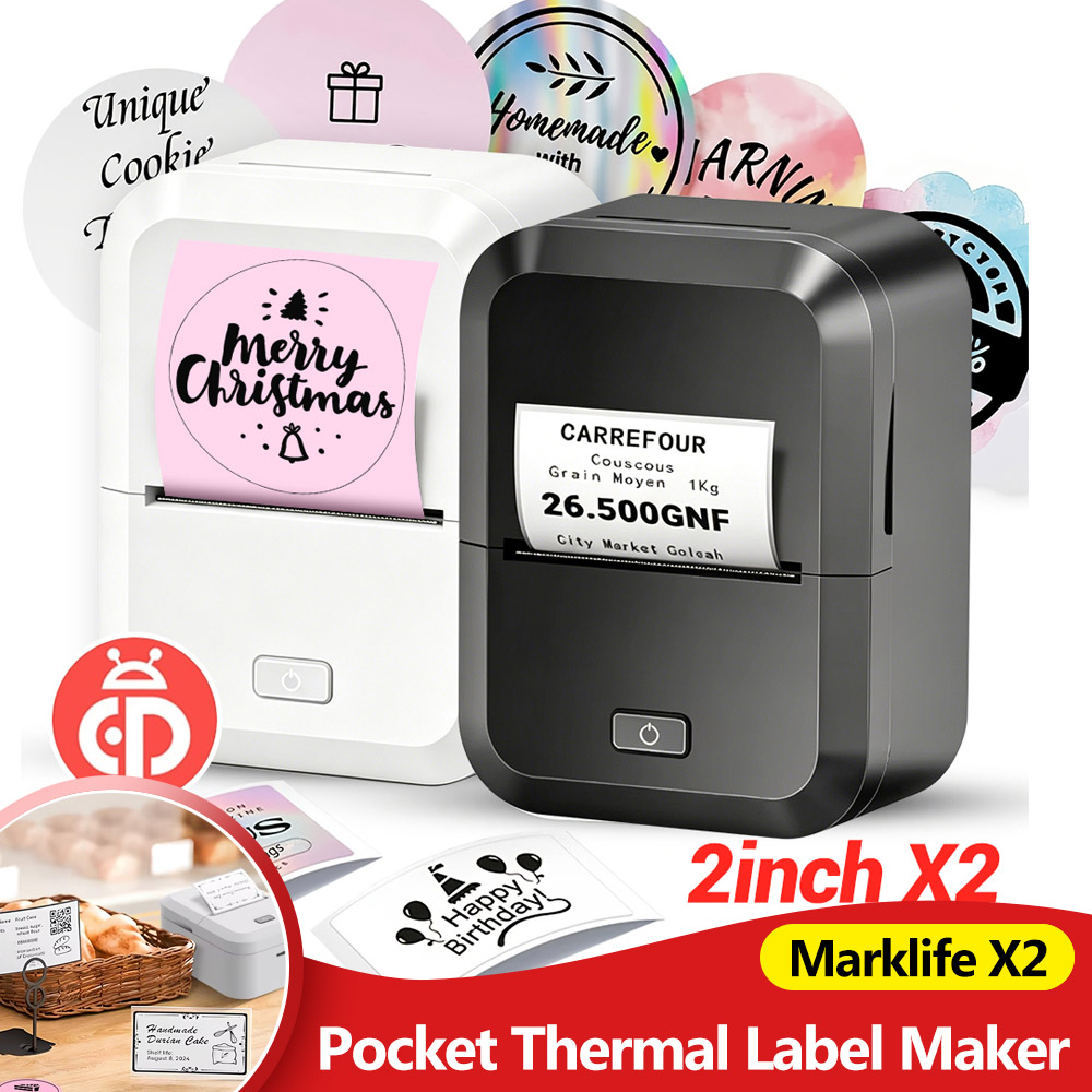 Commercial Printing Network - Marklife X2 Taşınabilir Termal Yazıcı Bluetooth