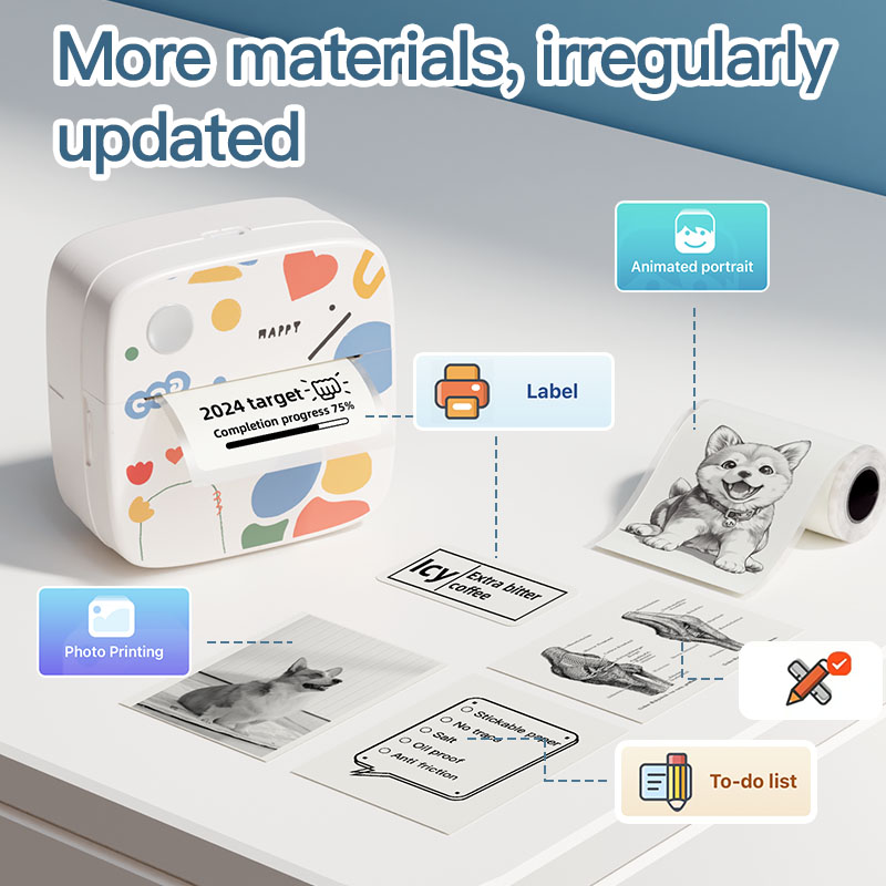 Commercial Photo Printer - DOLEWA D2 Doodle Taşınabilir Yazıcı Termal