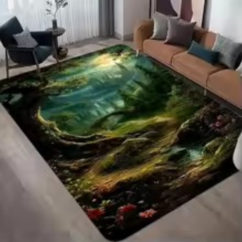 3D Optik İllüzyon Orman Baskıl - Commercial Road Printing incelemesi ve fiyatı