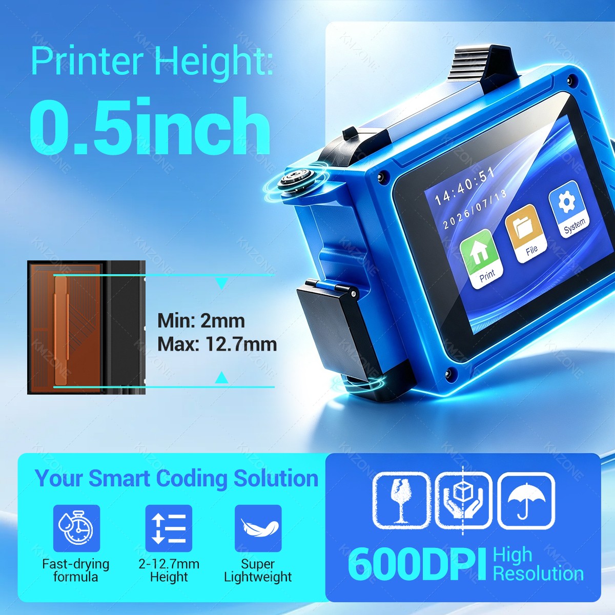 12.7mm Bluetooth Mini QR Barko - Commercial Printing Network incelemesi ve fiyatı