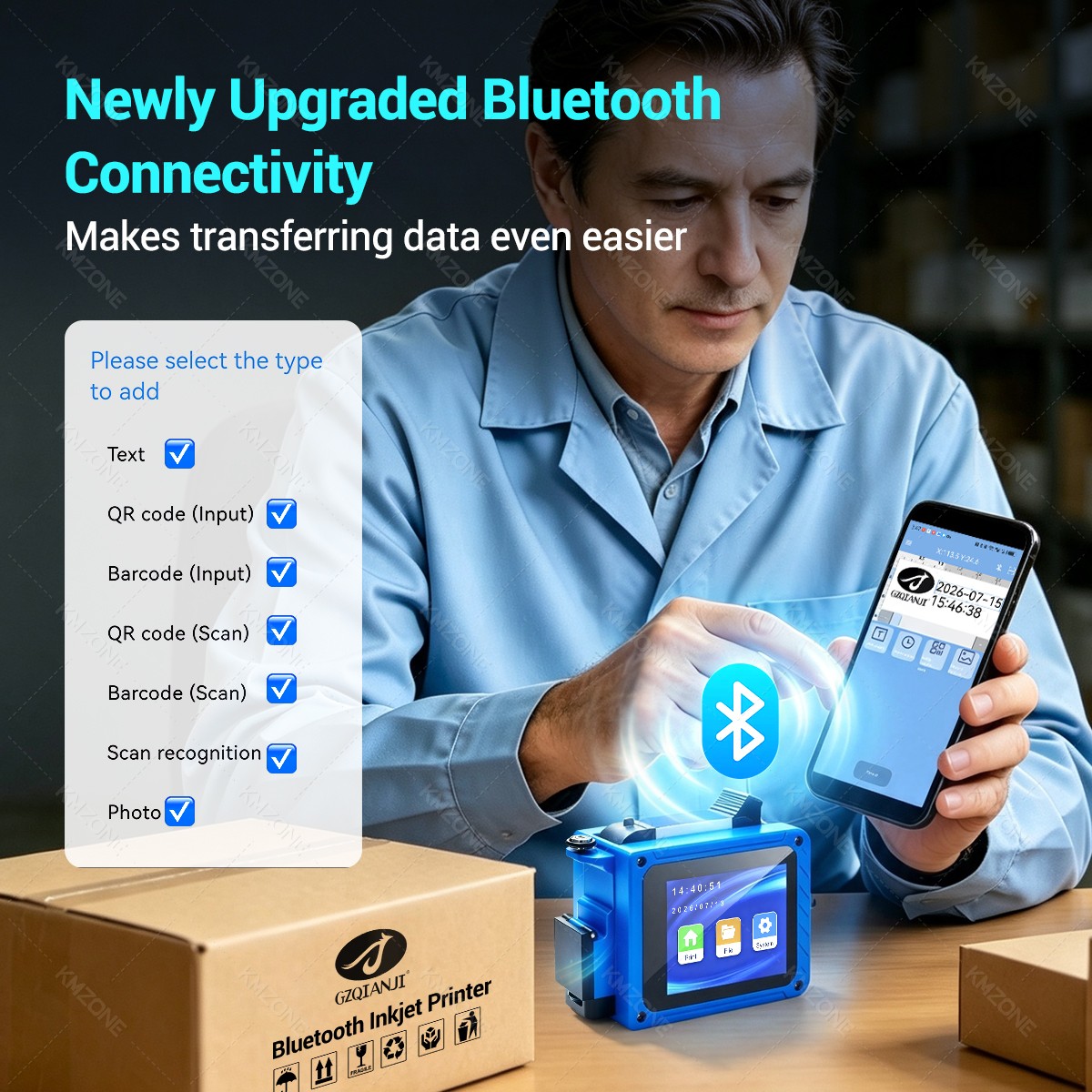 12.7mm Bluetooth Mini QR Barko - Commercial Printing Network incelemesi ve fiyatı