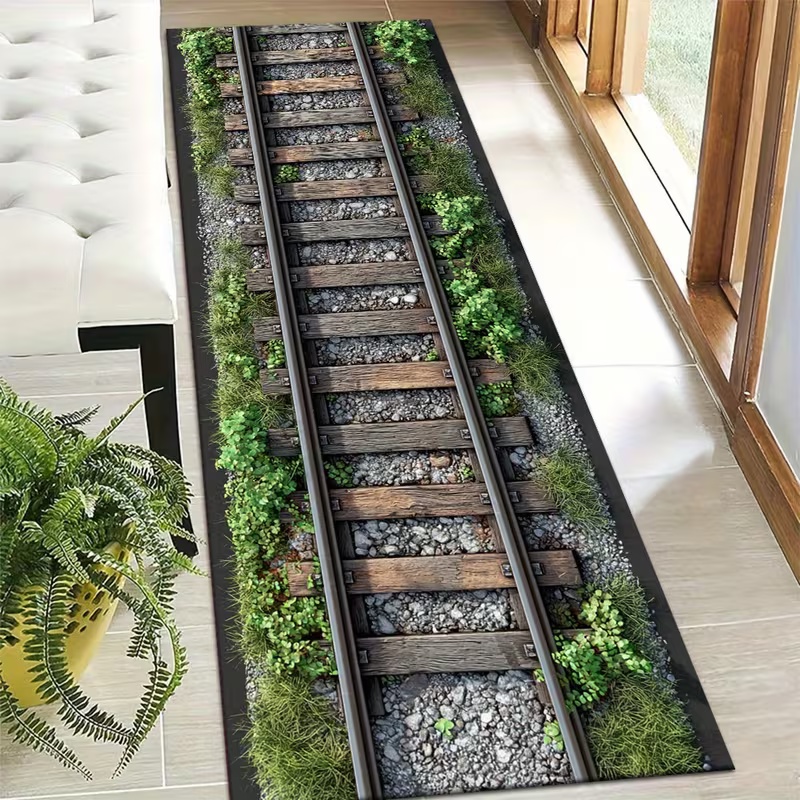Track Runner Rug Green Space R - Commercial Road Printing incelemesi ve fiyatı