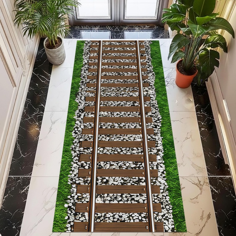 Track Runner Rug Green Space R - Commercial Road Printing incelemesi ve fiyatı