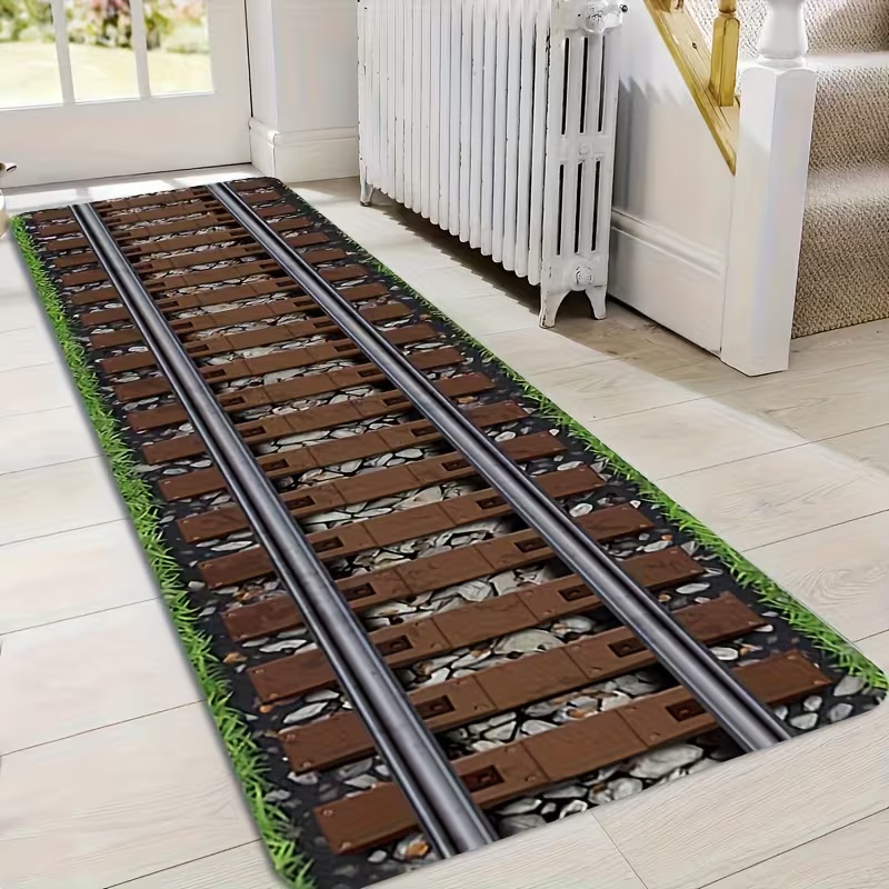 Track Runner Rug Green Space R - Commercial Road Printing incelemesi ve fiyatı