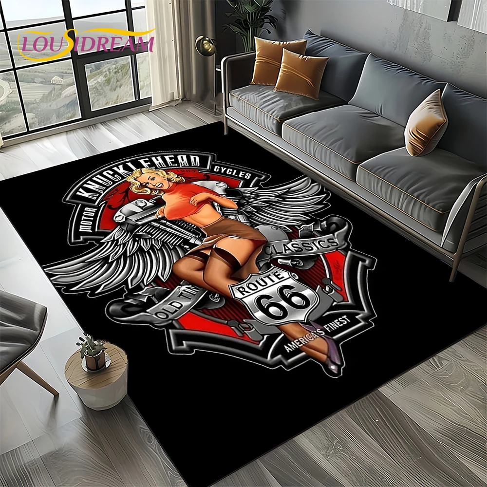 Route 66 Retro Amerika Tarihi  - Commercial Road Printing incelemesi ve fiyatı
