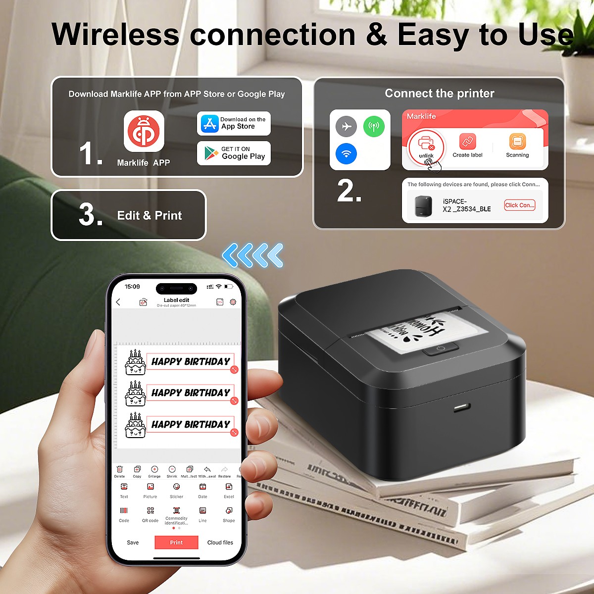 Marklife X2 Taşınabilir Termal - Commercial Printing Network incelemesi ve fiyatı