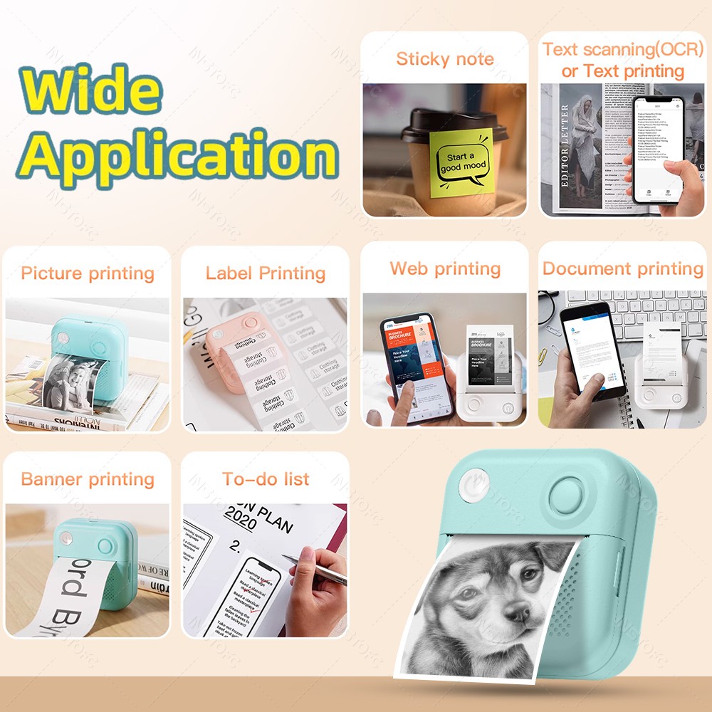 57mm Mini Cep Yazıcısı Termal  - Commercial Photo Printer incelemesi ve fiyatı