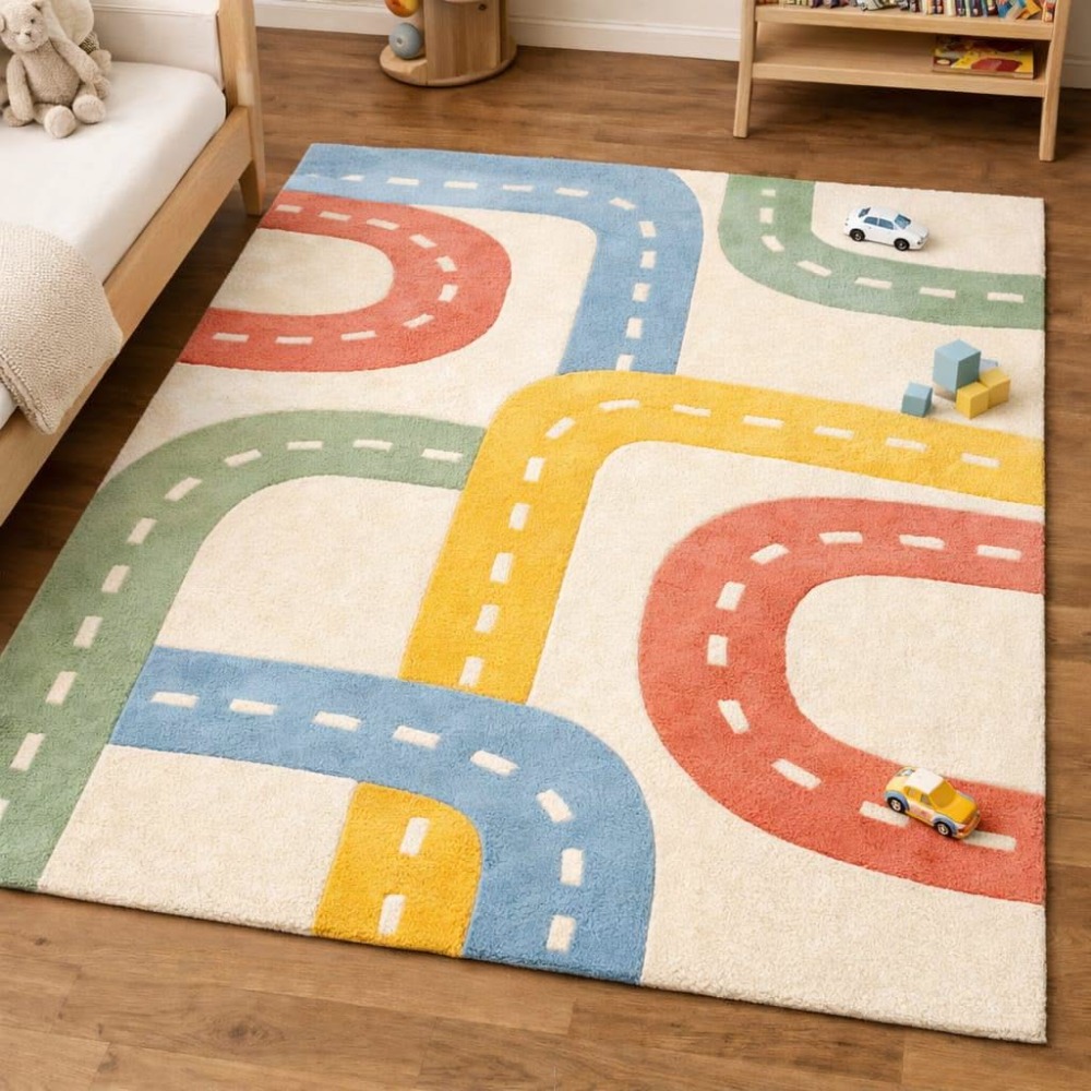 Oturma Odası Halısı Çok Renkli - Commercial Road Printing incelemesi ve fiyatı